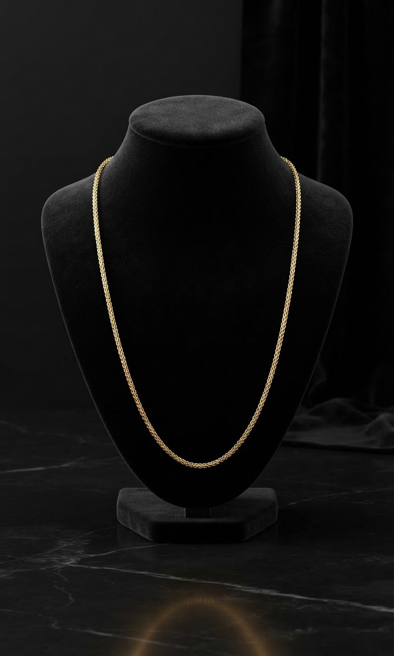 Tejido Chino 60cm en oro italiano 18K