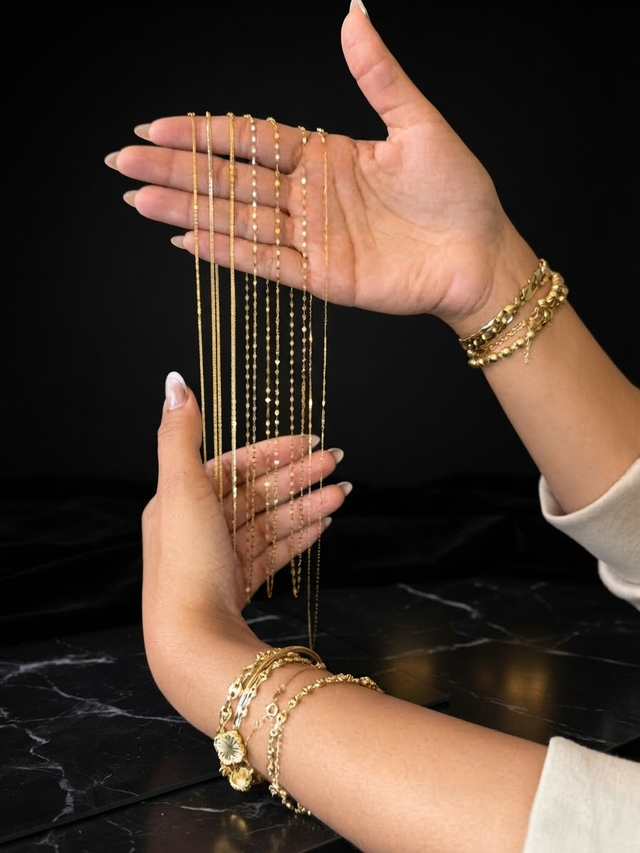 Cadenas doradas de JEWELS & EXCLUSIVITY