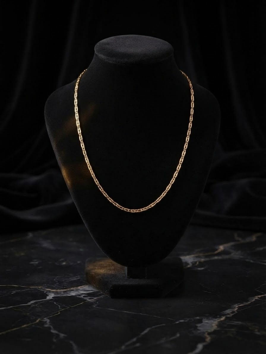 Tejido Marinero 55cm en oro italiano 18K